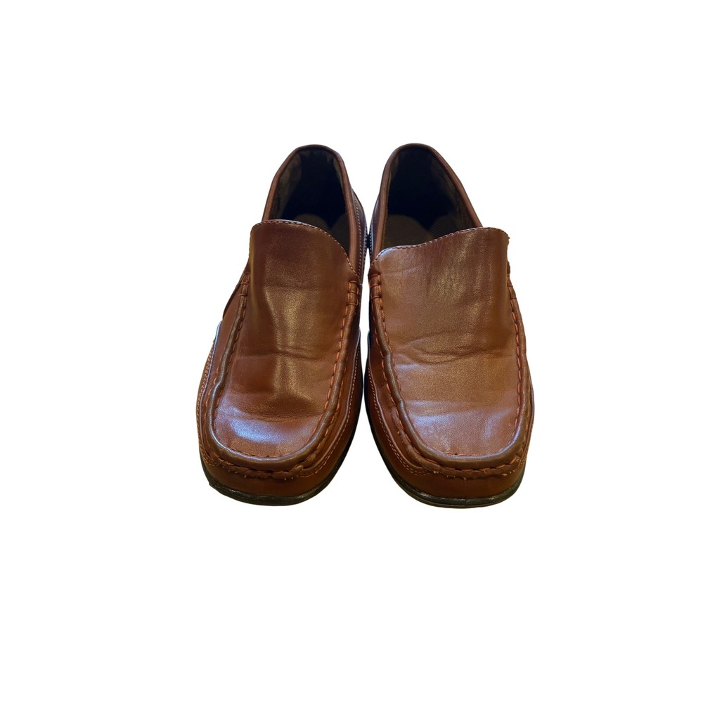 Deer Stags Booster Driving Moc Slip-On Shoes In Brown Size 3M